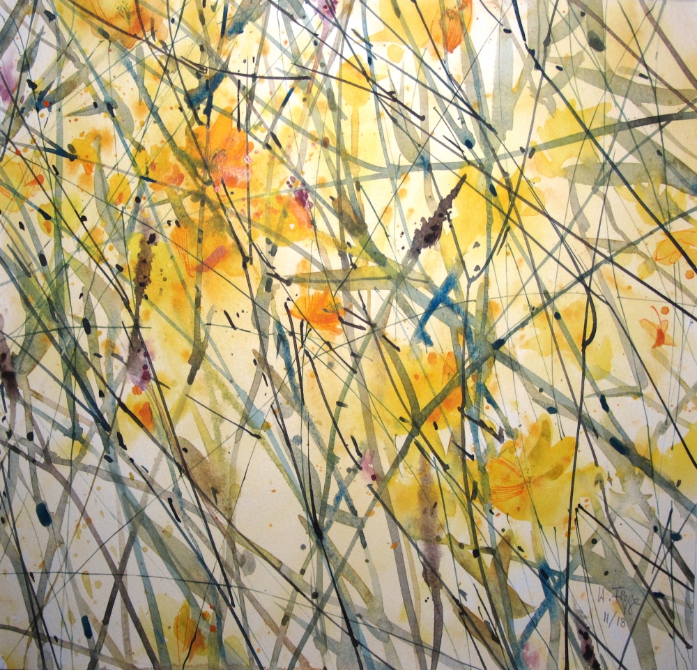 Gelbe Blumenwiese von Holger Figge